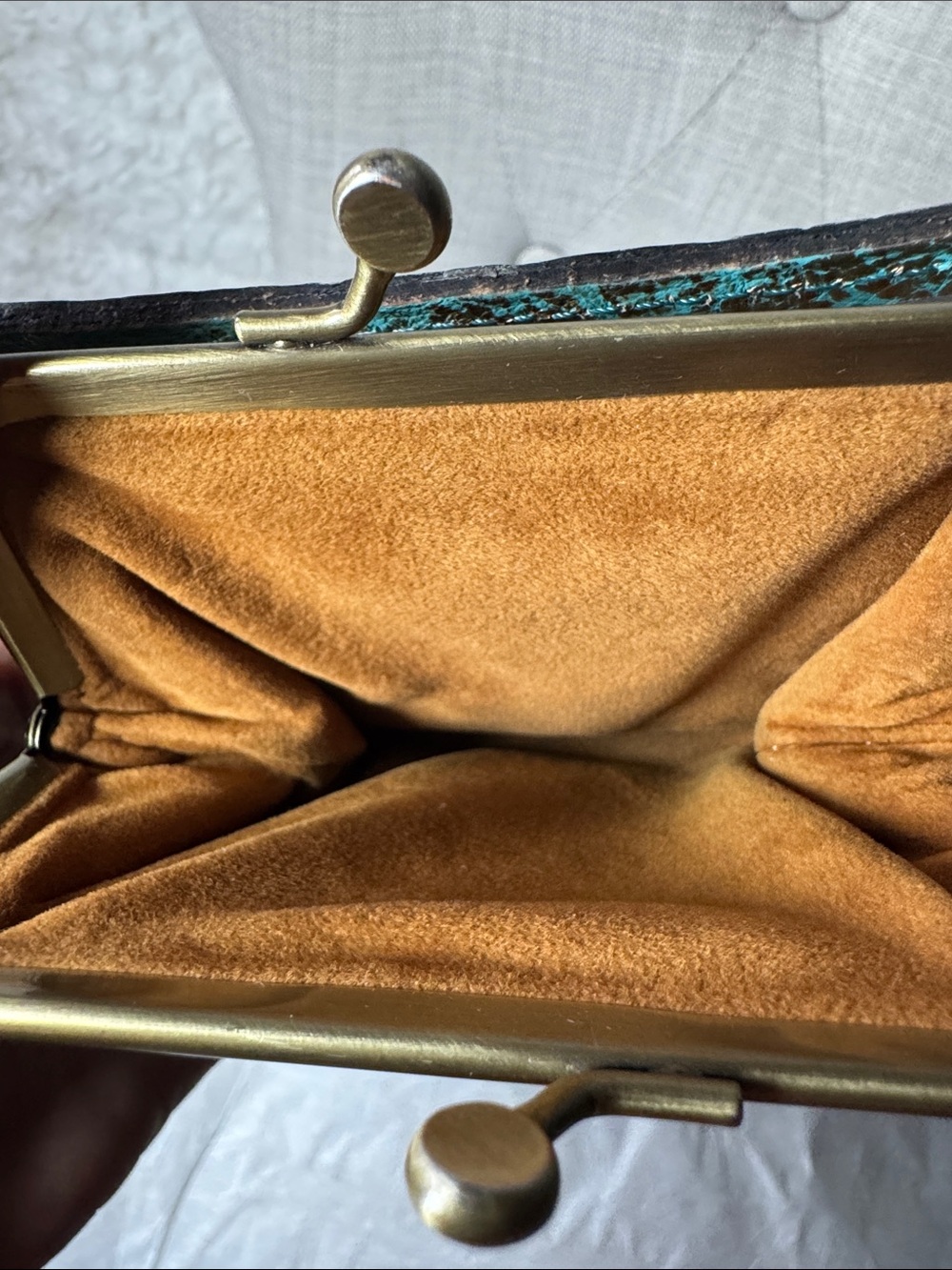 Patricia Nash Embossed Leather Kiss-Lock Wallet - Picture 7 of 7